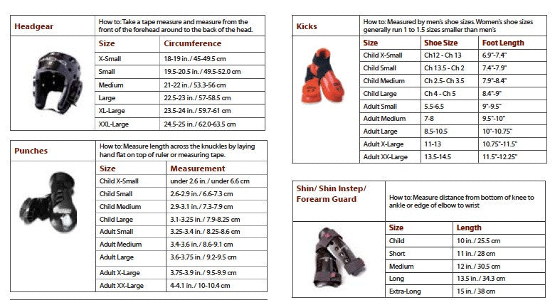 Adult Sparring Gear Set