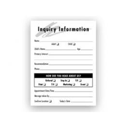 Inquiry Pads - 6ct