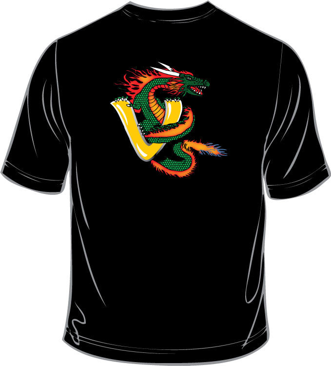 Black Dragon Design T-Shirt